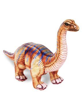 Wishpets Brontosaurus Plush Dinosaur Toy Multicolored 2019 Soft Polyester Ages 3
